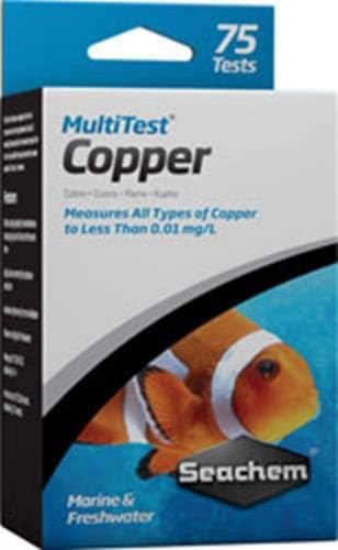 Image of Seachem MultiTest Copper Test Kit, 75 Tests(Pack of 6)