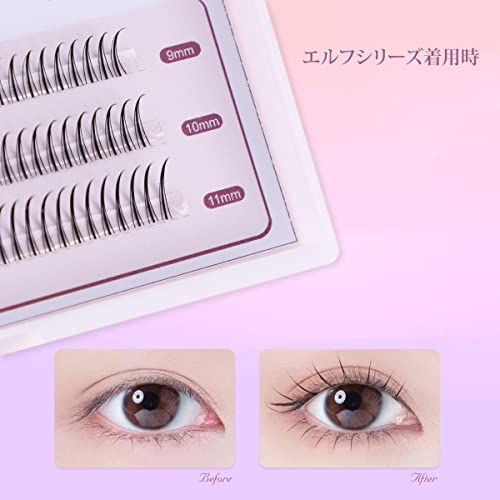 SIXPLUS つけまつげ 部分用 エルフシリーズ 目力アップ 繰り
