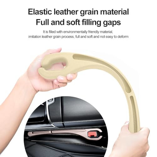 Image of Car Seat Gap Filler Organizer with Phone Holder, Upgrade Version, Prevents Falling, Black, Set of 2 (SA-2)