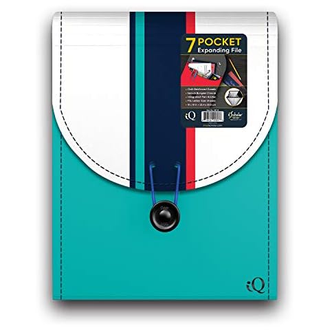 iScholar 7 Pocket Fashion Expanding Backpack Folder, Design May Vary (30715) Cover