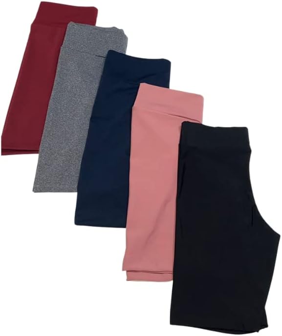 Kit com 3 Bermudas Fitness Feminino JinkingStore