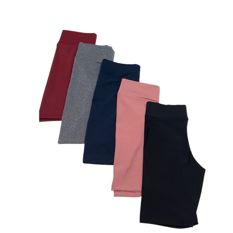 Kit com 3 Bermudas Fitness Feminino JinkingStore