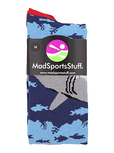 MadSportsStuff Great White Sharks Soccer Socks for Boys Girls Men Women Youth Adult Over the Calf Fun Gift2