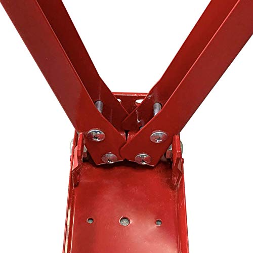 Tomax Folding Sawhorse Height Adjustable 440Lb Weight Capacity Single Pack #TOP3