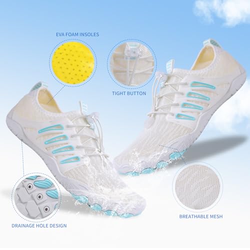 Image of SIOSNETA Hike Barefoot Shoes for Women Men, Breathable Non-Slip Athletic Footwear, Wide Toe Water Shoes for Hiking, Non-Slip Neuropathy Shoes for Women Men, Grounded Comfort wear