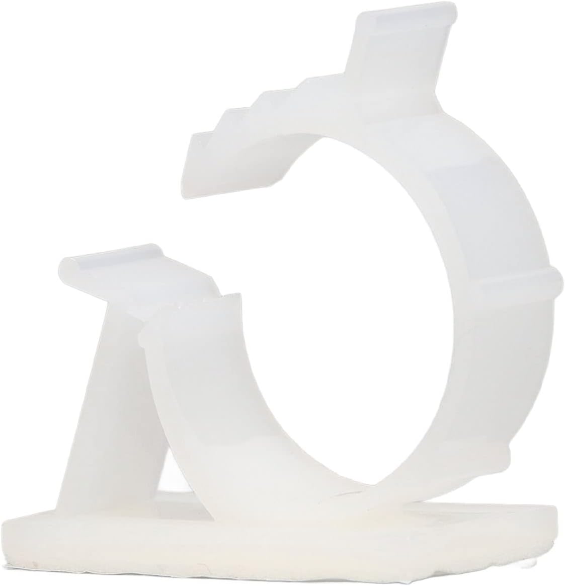 Jonlaki 100PCS Cable Management Clips - SelfAdhesive PA66 Nylon Cord Organizers for Home and Office (YX-1316)