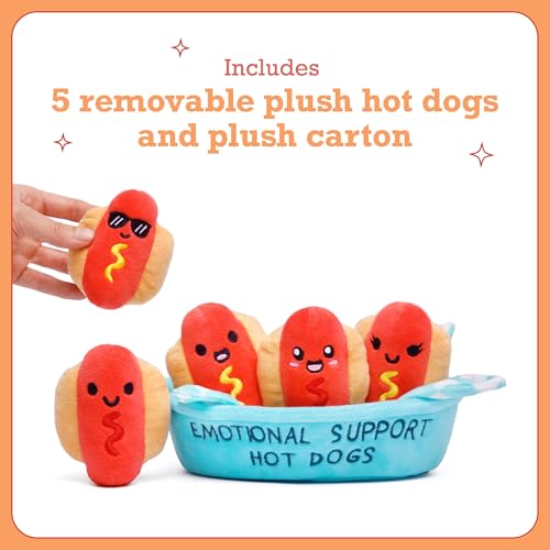 Image of WHAT DO YOU MEME? Emotional Support Hot Dogs - Emotional Support Plushies, Cute Stuff & Funny Gifts by Relatable
