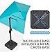 Ombrellon 265 LBS Cantilever Patio Umbrella Base Stand Heavy Duty Cantilever Umbrella Base with 4 Wheels, Sand or Water Filled, 34'' X 34''