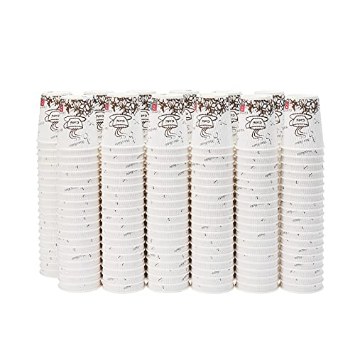 Produktfoto von AmazonBasics Insulated Ripple Wall Hot Cup, Café Design, 8 oz, 240-Count