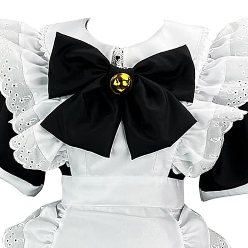 Déguisement soubrette cosplay avec tablier ajustable intérieur extérieur - 6