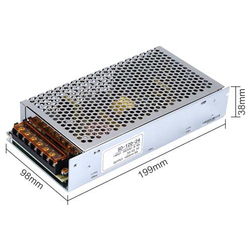 Alimentation à découpage SD-120-24 pour alimenter une fraiseuse