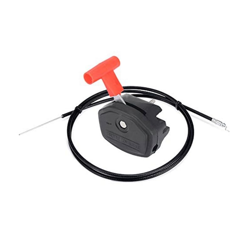 1 Juego de manija de Control de Palanca de Interruptor Universal, Kit de Cable de Acelerador de 56 Pulgadas for cortacésped, Piezas de cortacésped, Herramientas de jardín