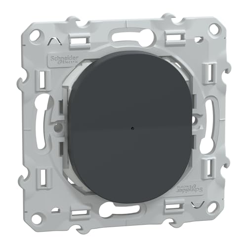 Schneider Electric - Wiser Ovalis - variateur poussoir - 2 fils - zigbee - Anthracite - S340522W