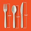 Hefty ECOSAVE Compostable Assorted Cutlery Set, Utensils for BBQs, Tailgates, Camping, Parties, and More, Includes 8 Forks, 8 Spoons, and 8 Knives, Compostable, Sustainable Design, 24 Count #2