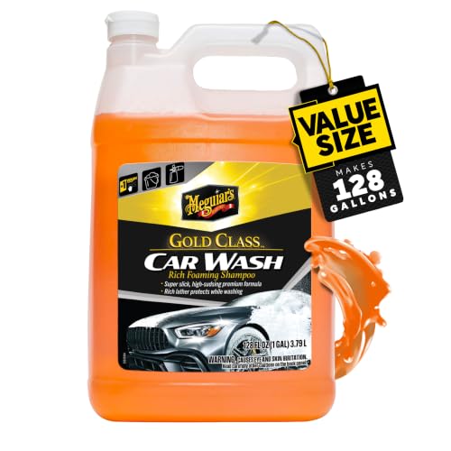 Meguiar's Gold Class Car Wash, 1 Gallon | Ultra-Rich Foam Car Wash Soap and Conditioner for Vehicle...