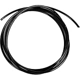 Lobo Lures Black Ultra Flexible 2.4mm 6' Roll Rigging Chafe Guard Gear up to 400lb Test | Chafe Gear |