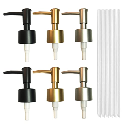 Ampia applicazione: Pompa per dispenser sapone Adatto a casa, ufficio, cucina, bagno, lozione liquida o sostituzione di dispenser di sapone come gel doccia, shampoo, detersivo, cura della pelle ecc. Ideale per olio e aceto, Distributore di Emulsioni Pompa di Ricambio anche abbastanza utile per distributore di detersivo per piatti come testa della pompa del sapone.
