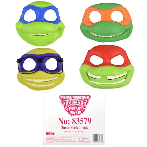 Teenage Mutant Ninja Turtles: Mutant Mayhem Turtle Mask 4-Pack by Playmates Toys by Teenage Mutant Ninja Turtles - Image 4