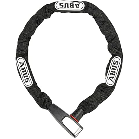 ABUS Kettenschloss Steel-O-Chain 8807K - Flexibles Fahrradschloss aus gehärtetem Stahl - ABUS-Sicherheitslevel 8 - 110 cm - Schwarz Cover