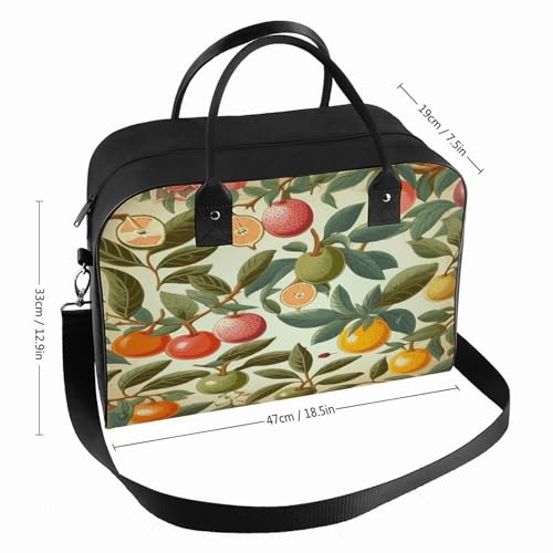 Maletín liviano para laptop con diseño de plantas y frutas miniatura 2