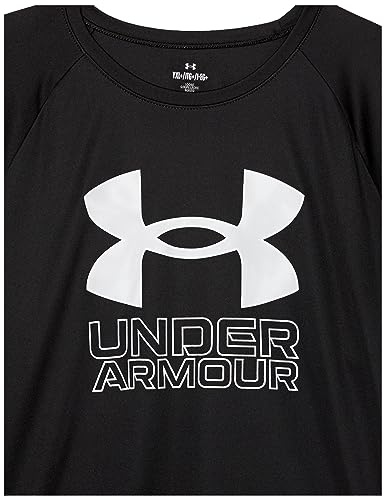 Image of Under Armour Boys' Tech Hybrid Printed Fill Short-Sleeve T-Shirt