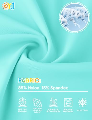 Image of Boys Rash Guard Short Sleeve Swim Shirt UPF+ 50 Rashguard for Toddler Teens Water Sun Shirts Swim Wear Quick Dry