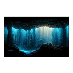 XUMKFJRE Aquarium-Hintergrund Wolke HD-Druck 50x100cm