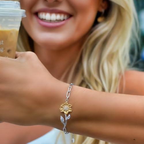 Image of Love You This Much Sentimental Bonus Daughter Necklace, Birthday Gift for Bonus Daughter, Stepdaughter Jewelry, Gift for Stepdaughter