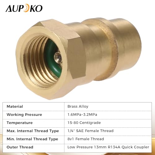 Adaptador rápido de conversión R12 R22 R502 a R134A miniatura 4