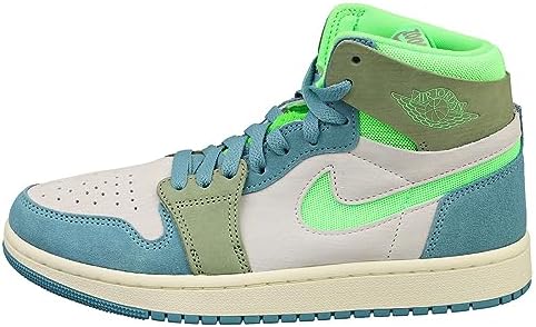 Nike Air Jordan 1 Mid Zoom CMFT 2 Cerulean/Oil Green Shoes Review | Image 4