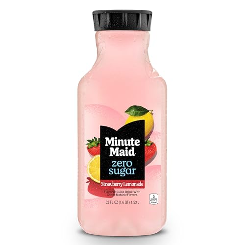 52oz Minute Maid Zero Sugar Strawberry Lemonade