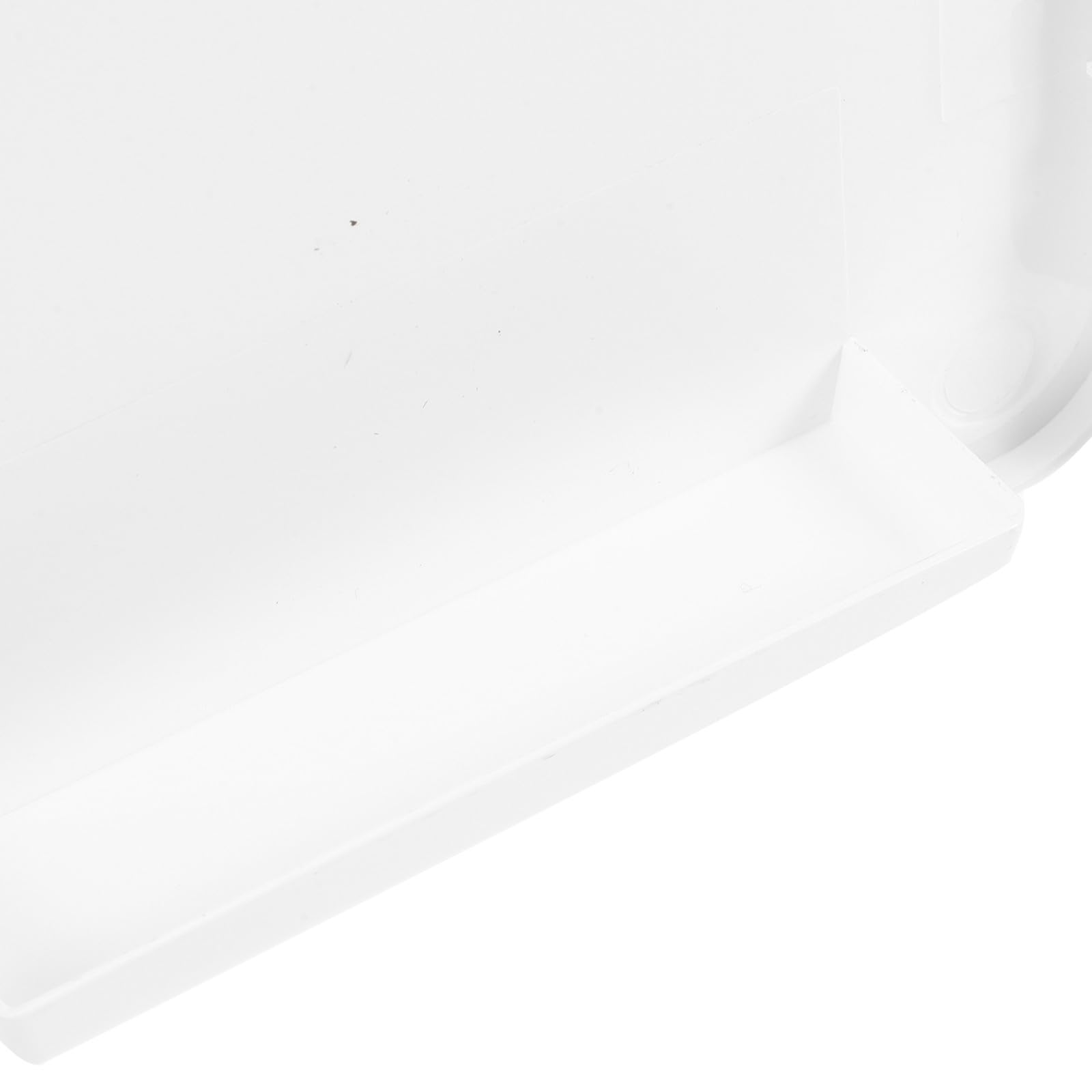 MAGICLULU Caja para Llaves de Pared Moderna sin Perforaciones Gancho Magnético de Plástico Blanco para Almacenar Llaves y Cartas Entrada