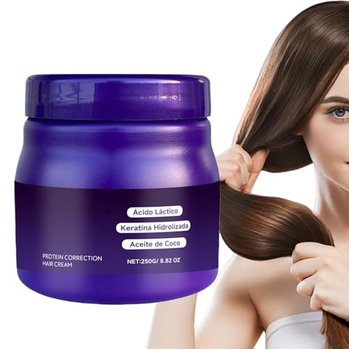 Crema Alisadora,Crema Protectora Estilizadora de y Suavizante - Preparación Estilos Seguros Control Frizz Para Abuela Mamá Hija Mujer