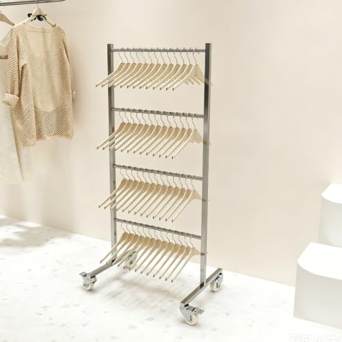 Soporte organizador de perchas de 4 niveles para evitar enredos en tiendas 6
