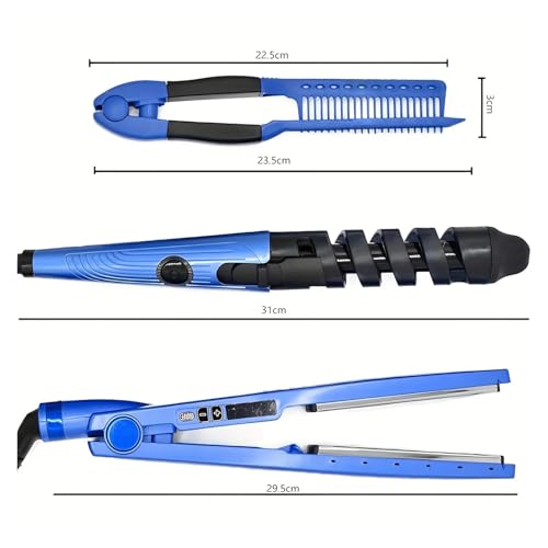 Kit de 3 Piezas Peinado de Cabello Azul miniatura 5