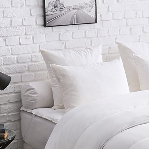 DODO - Oreiller Memory Mix 60x60 cm - Très Ferme - Enveloppe 100% Coton Percale - Garnissage 60% Flocons Mousse à Mémoire de Forme, 40% Fibre Polyester en...