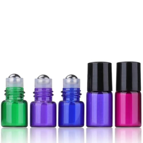 Flacons à bille en verre de format mini 3 ml rechargeables et durables