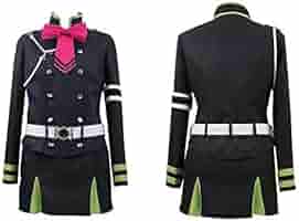 終わりのセラフ　柊シノア　制服　隊服　コスプレ　衣装　S~M 柊シノア (ひいらぎしのあ) 月鬼ノ組柊シノア隊隊服 学生制服