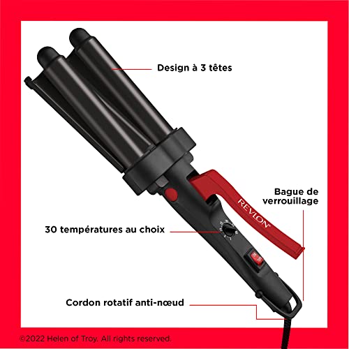 Fer à boucler RVIR3056UKE céramique tourmaline réglables Neuf - vue 9