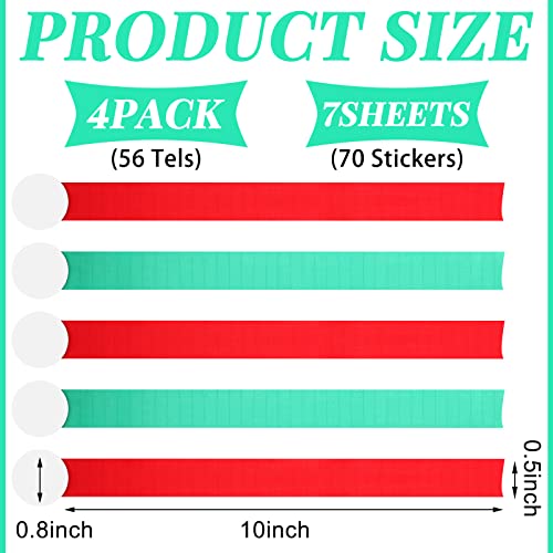 4 Sets Nylon Air Flow Tels Flow Rope With 7 Sheets Adhesive Discs Sailboat Wind Direction Indicators For Sail #TOP3