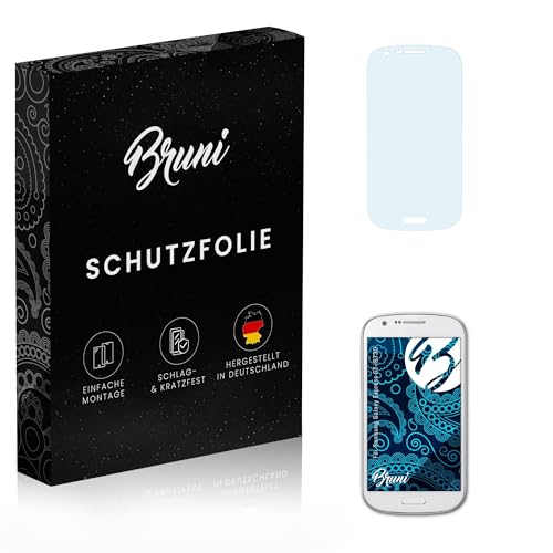 Bruni Protecteur d'écran compatible avec Samsung Galaxy Express GT-i8730 Film Protecteur, cristal clair Écran protecteur (2X)