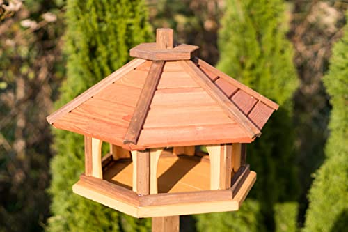 Vogelhaus groß von MAZUR International aus wetterfestem Holz