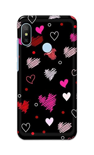 Image of PRINTFIDAA Vibrations of Love Hard Back Cover for Mi A2 Back Cover -(P6) KAT1009
