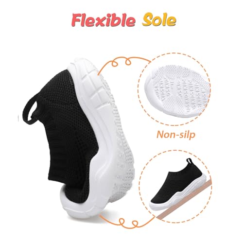 JOINFREE Toddler Boys Girls Sneaker Slip On Shoes Kids Lightweight Breathable Walking Shoes4