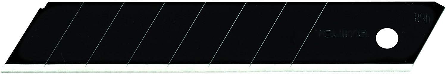 Utility Knives & Blades - 10-Pack 3/4" Razar Black Box Cutter Snap Blades with Premium Tempered Steel & Safety Blade Dispenser - LCB-50RB