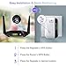 WiFi Extender, WiFi Signal Booster Up to 5800sq.ft and 56+ Devices, WiFi Range Extender, Wireless Internet Repeater, Long Range Amplifier with Ethernet Port,1-Key Setup, Access Point, Alexa Compatible