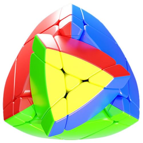 Image of SengSo War Drums 3x3 Shape Mod Speed Cube | 8-Axis Tapered Dome Design | Smooth 3-Layer Rotating Octahedron Mechanism, Vibrant Stickerless Brain Teaser Puzzle