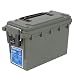 Sheffield Plastic Field Utility Boxes, 30 Caliber Ammo Storage Can Stackable Locking