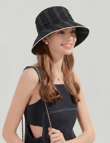 Sombrero de sol tipo bucket para mujer de verano miniatura 3