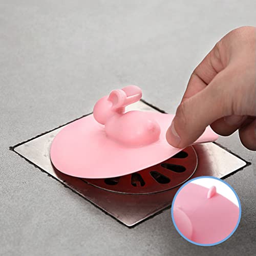Tapones de Drenaje de Silicona Rosa para Bañera 4 piezas miniatura 4